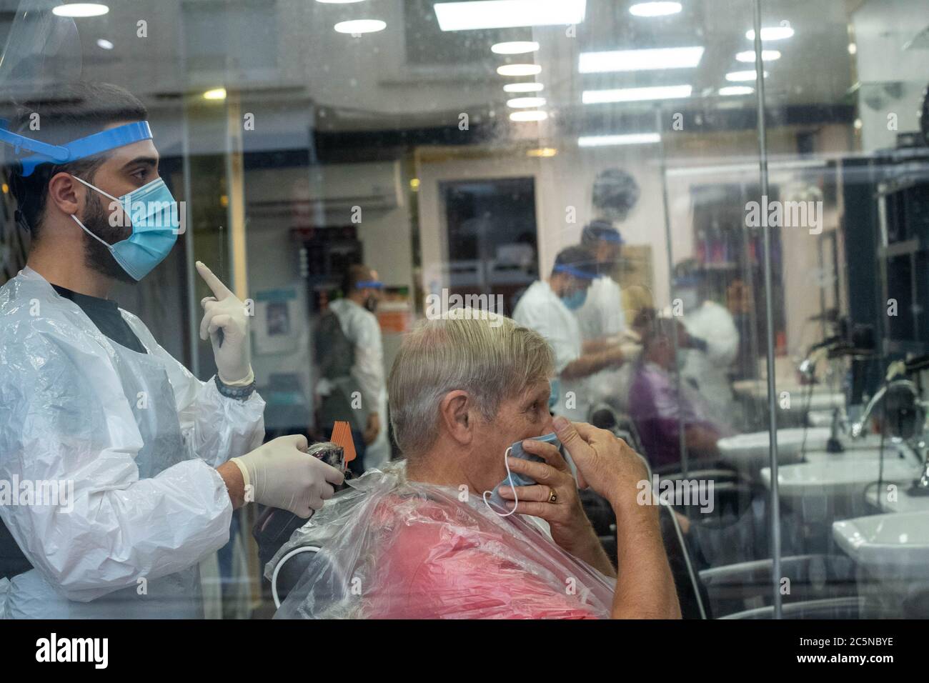 Barber masks hires stock photography and images Alamy