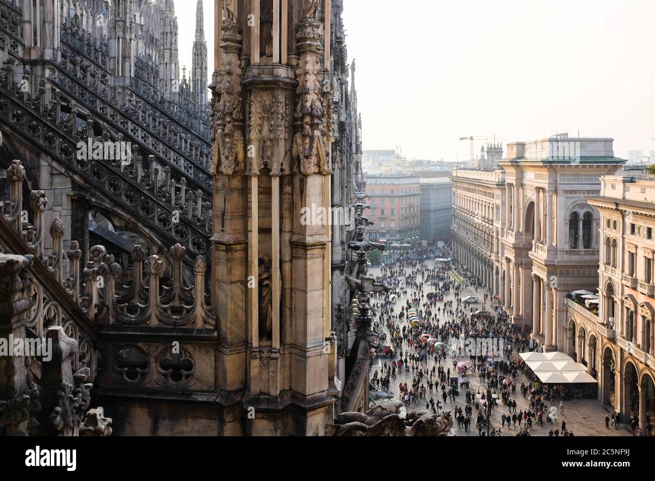cathedral of milan Stock Photo