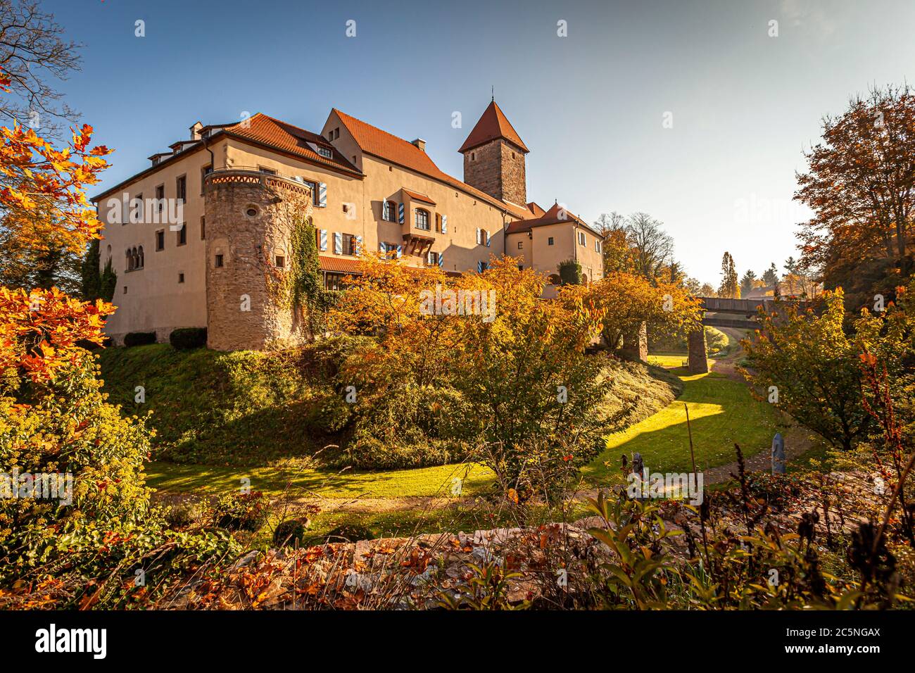 Wernberg castle in Wernberg-Köblitz, Germany Stock Photo