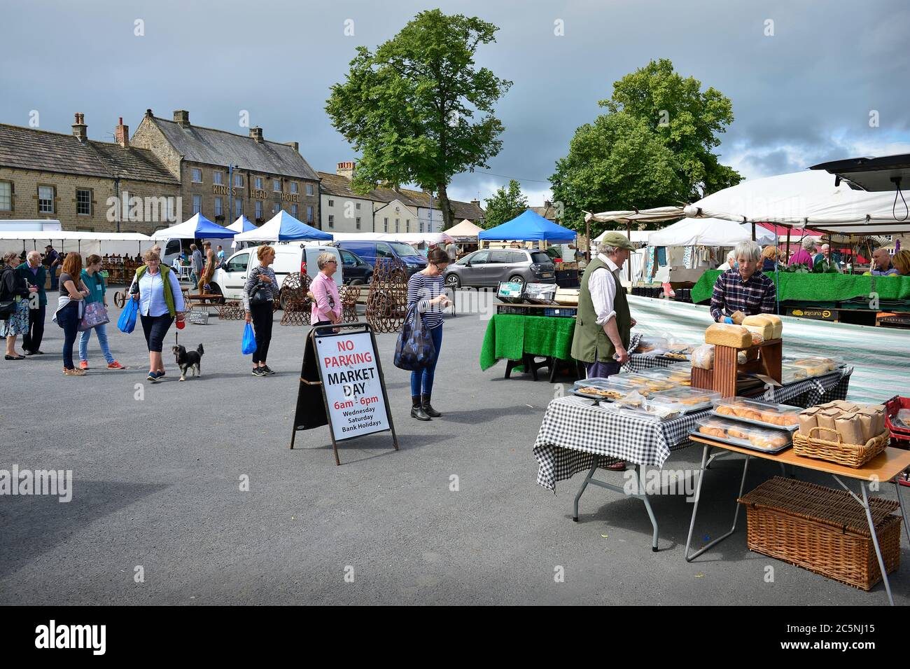 Masham Market Place North Yorkshire England UK Stock Photo