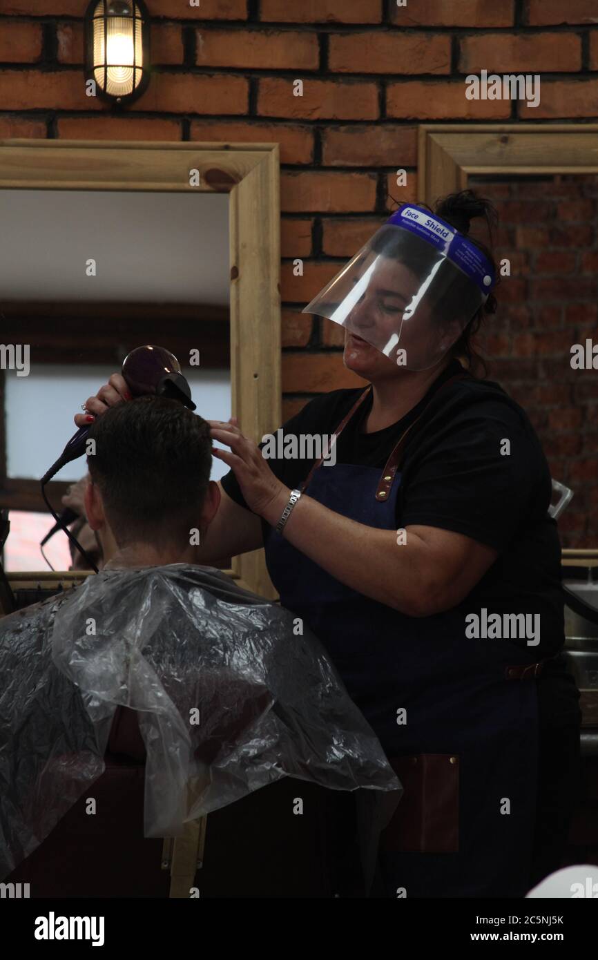Women Barbers High Resolution Stock Photography and Images Alamy
