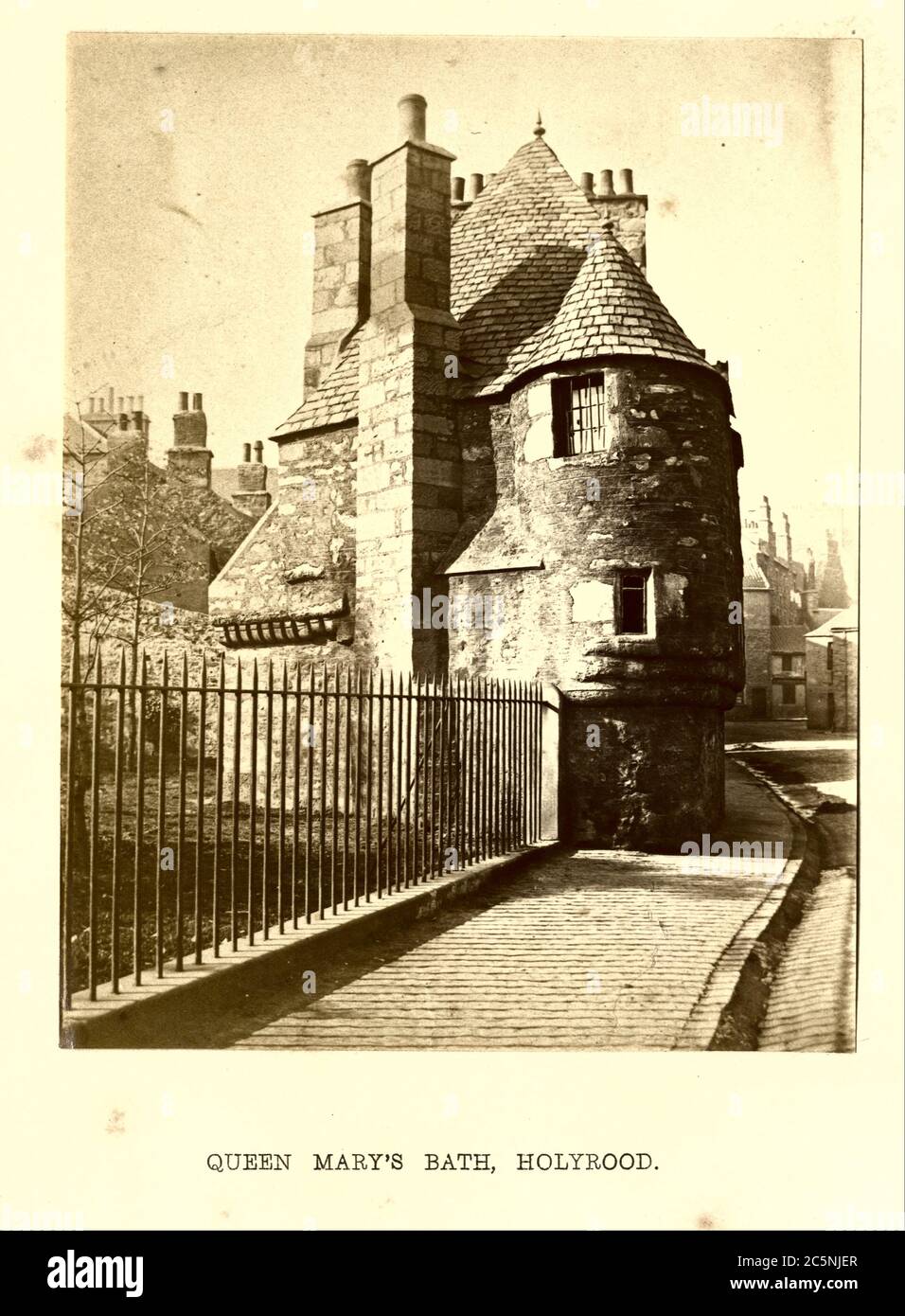 Queen Mary's Bath, Holyrood, 1868. Photograph by Archibald Burns (1831 ...