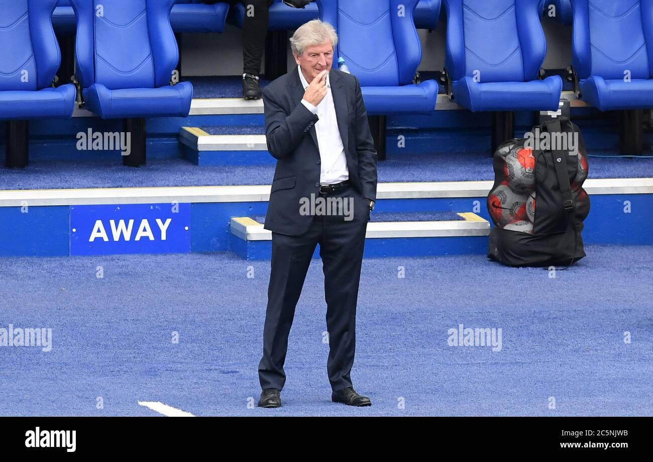 Crystal Palace Manager Roy Hodgson During The Premier League Match At