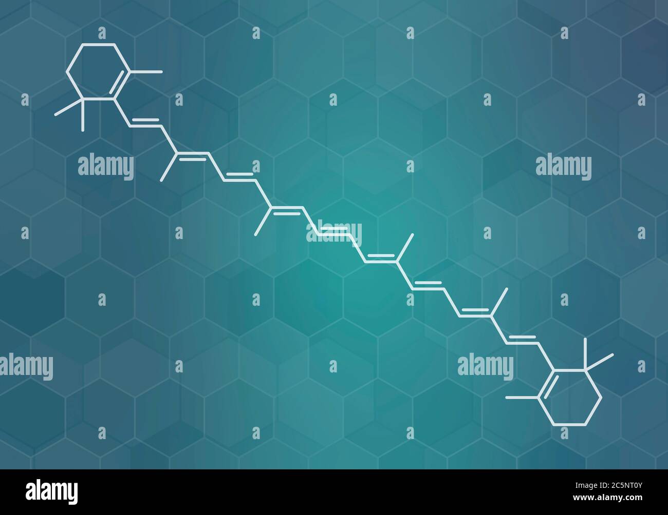 Betacarotene pigment molecule. Skeletal formula Stock Photo Alamy
