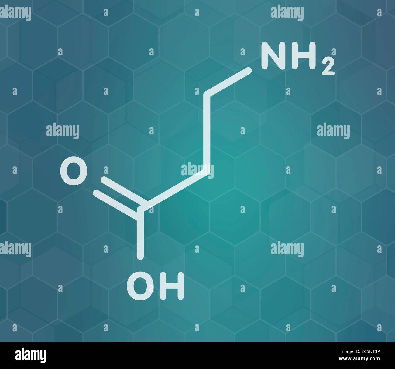Beta-alanine molecule. Naturally occurring beta amino acid