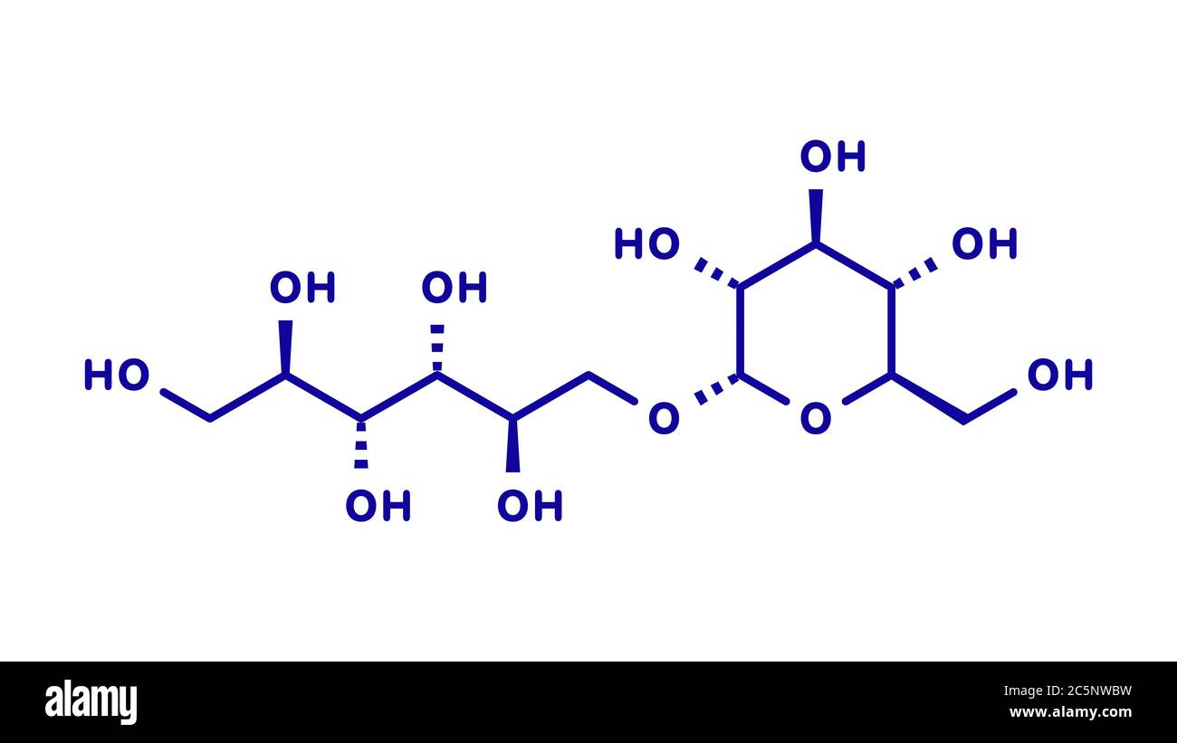 Isomalt sugar substitute molecule (one of two components shown