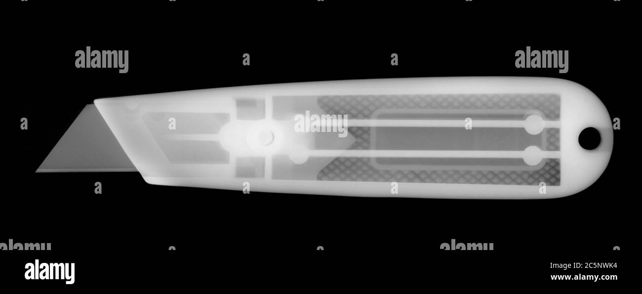 Utility knife, Xray Stock Photo Alamy