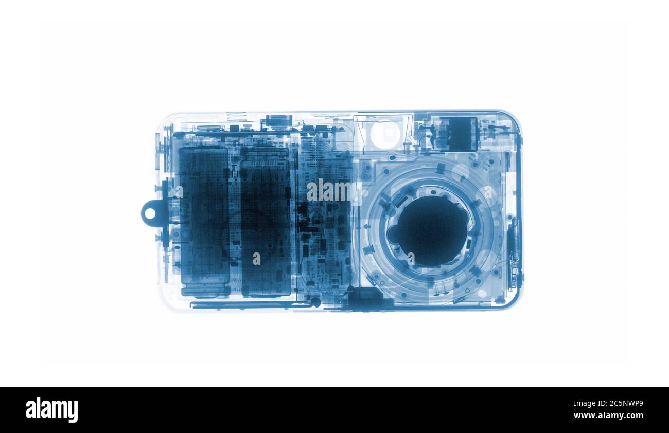 Digital camera, X-ray. Stock Photo