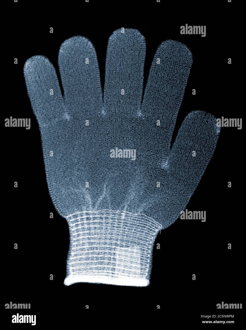 Wash mitt, X-ray. Stock Photo