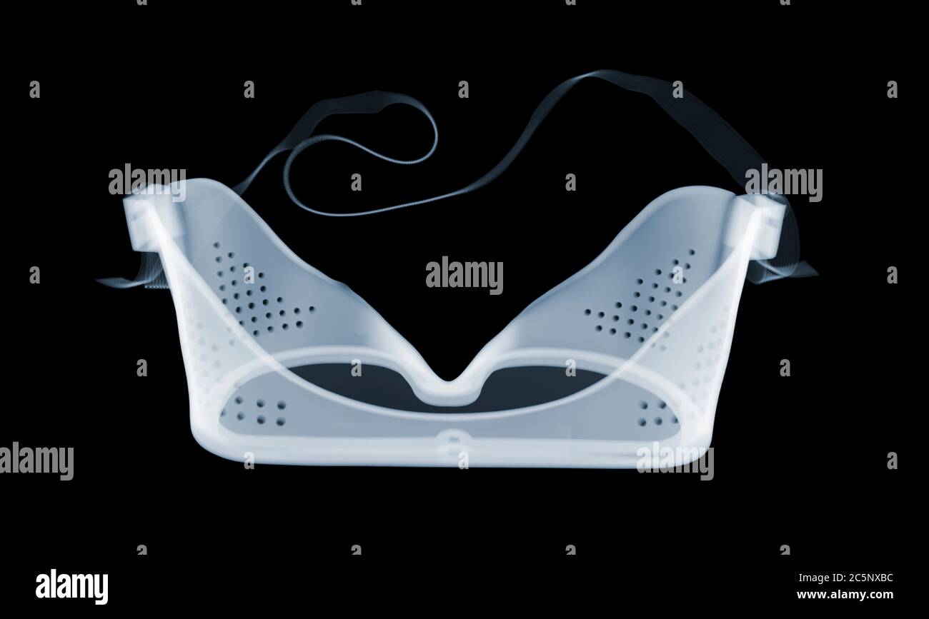 Safety goggles, coloured Xray Stock Photo Alamy