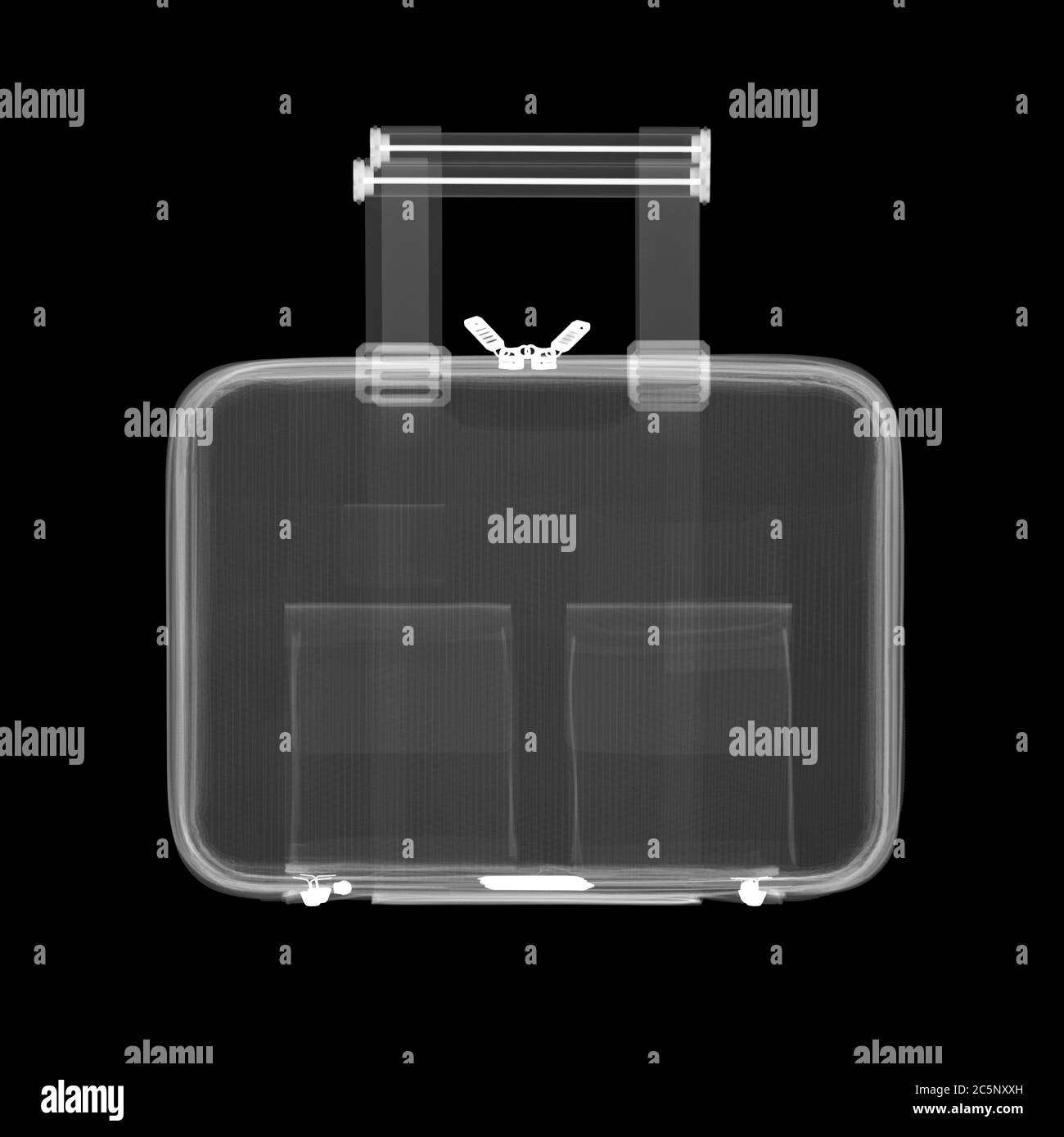 Small suitcase, Xray Stock Photo Alamy