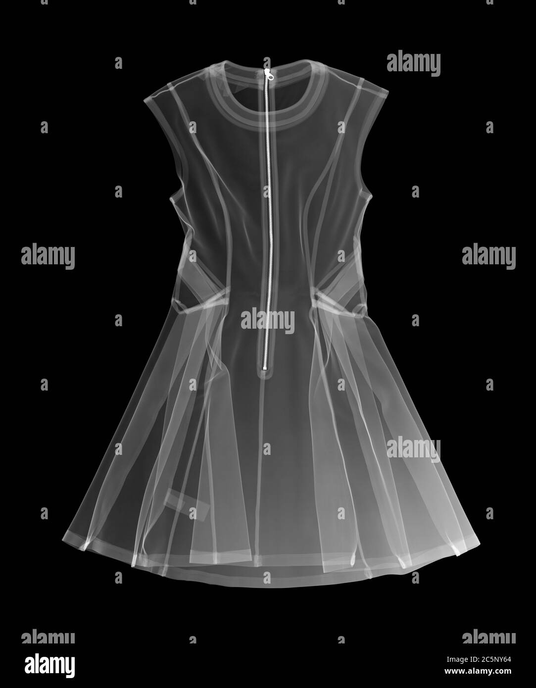 Dress, X-ray. Stock Photo