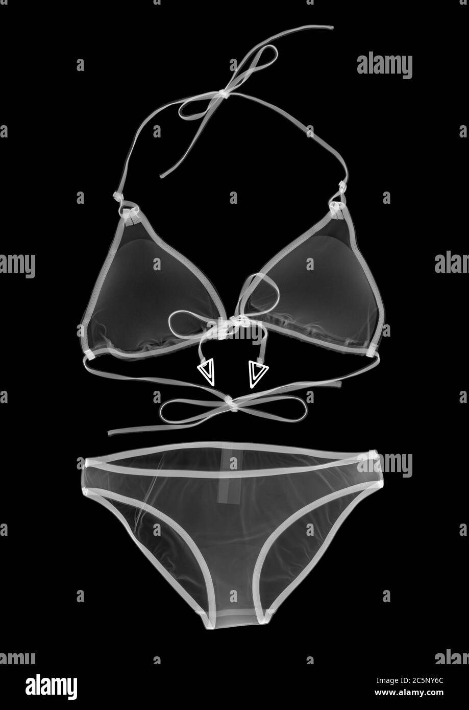 Bikini, X-ray. Stock Photo