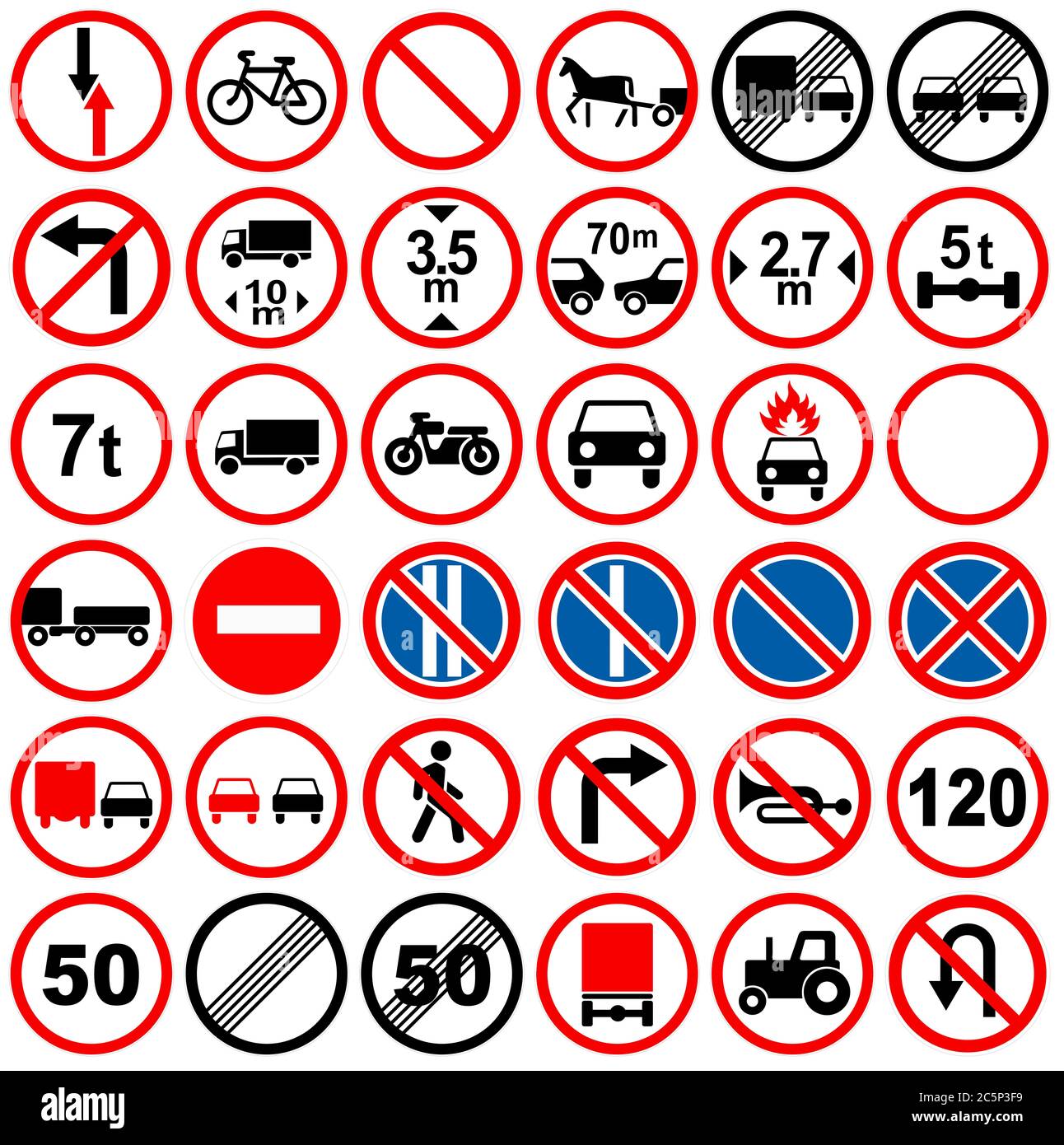 English Traffic Signs And Meanings