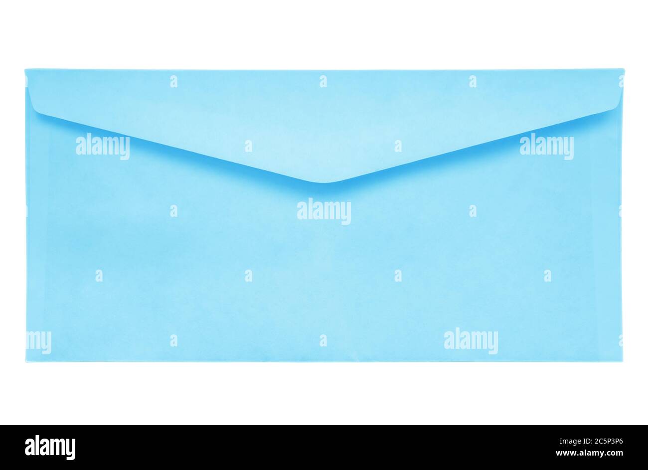 Blue Envelope isolated on white with a clipping path Stock Photo - Alamy