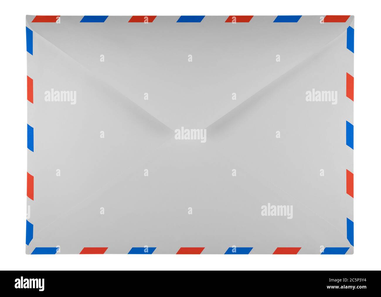 Blank envelope isolated on white background with clipping path Stock ...
