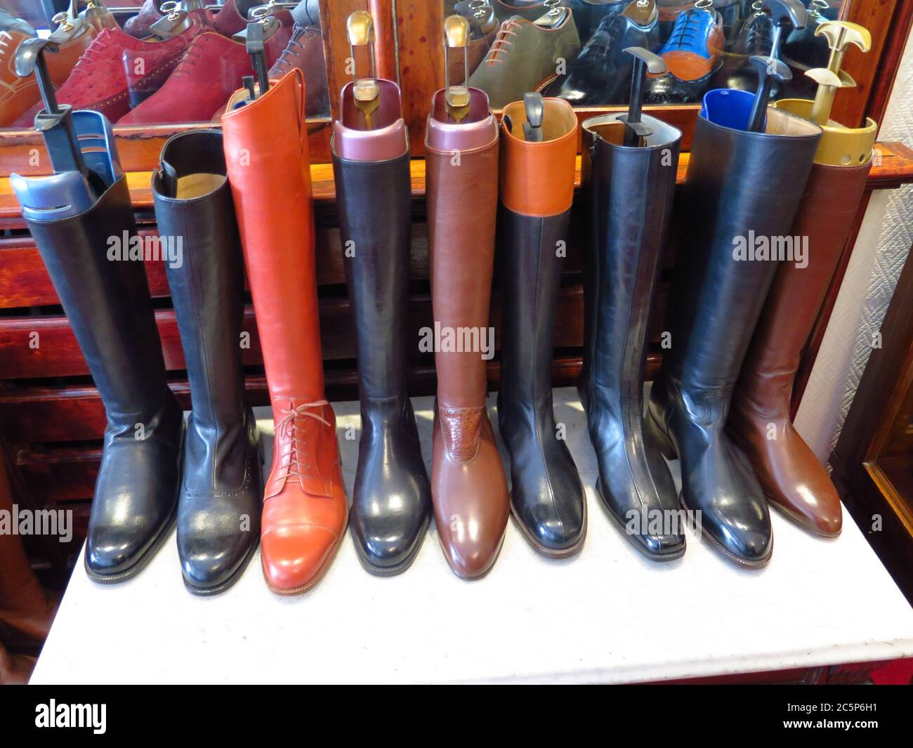 The Jan Kielman store makes custommade shoes and boots for customers