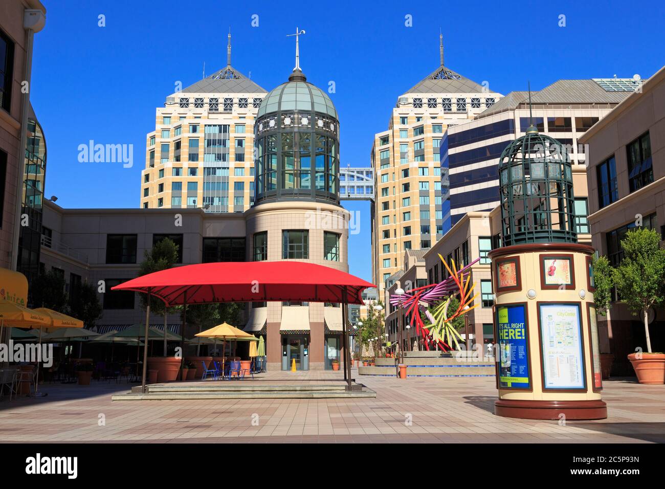 City Center Complex,Oakland,California,USA Stock Photo