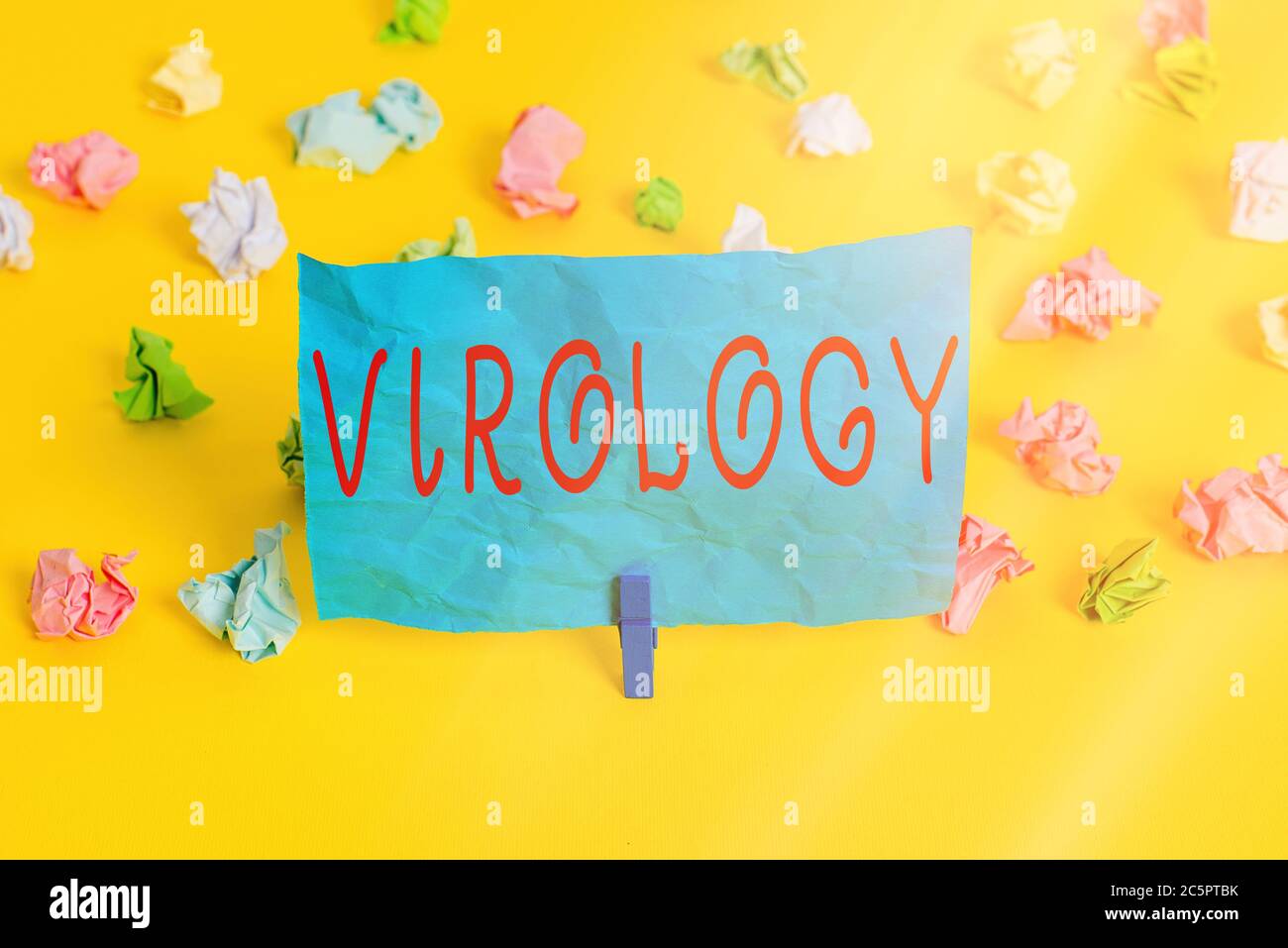 Virology Lettering Conceptual hand writing showing Virology. Concept meaning branch of ...