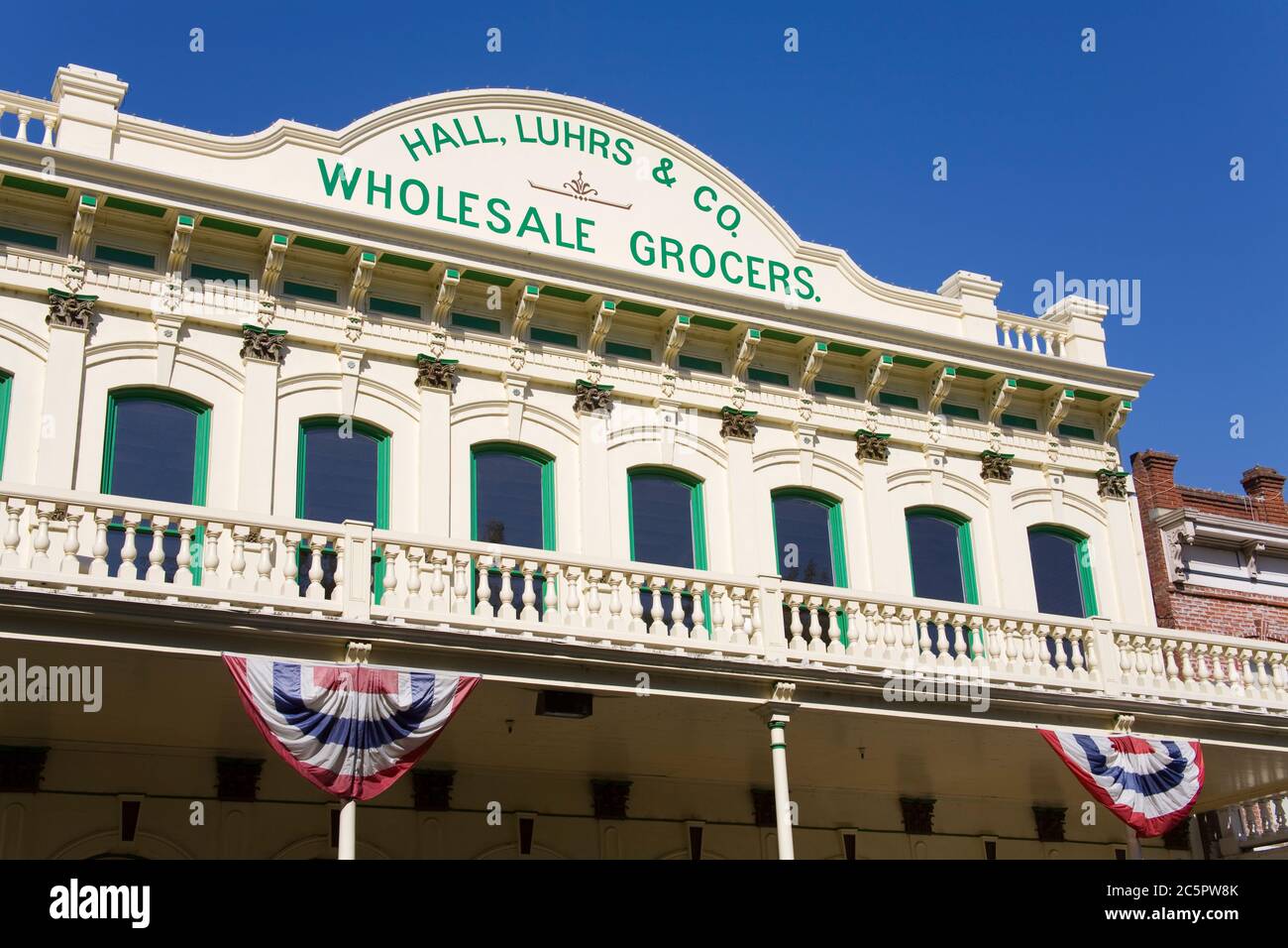 Vibrant Old Town Sacramento Street