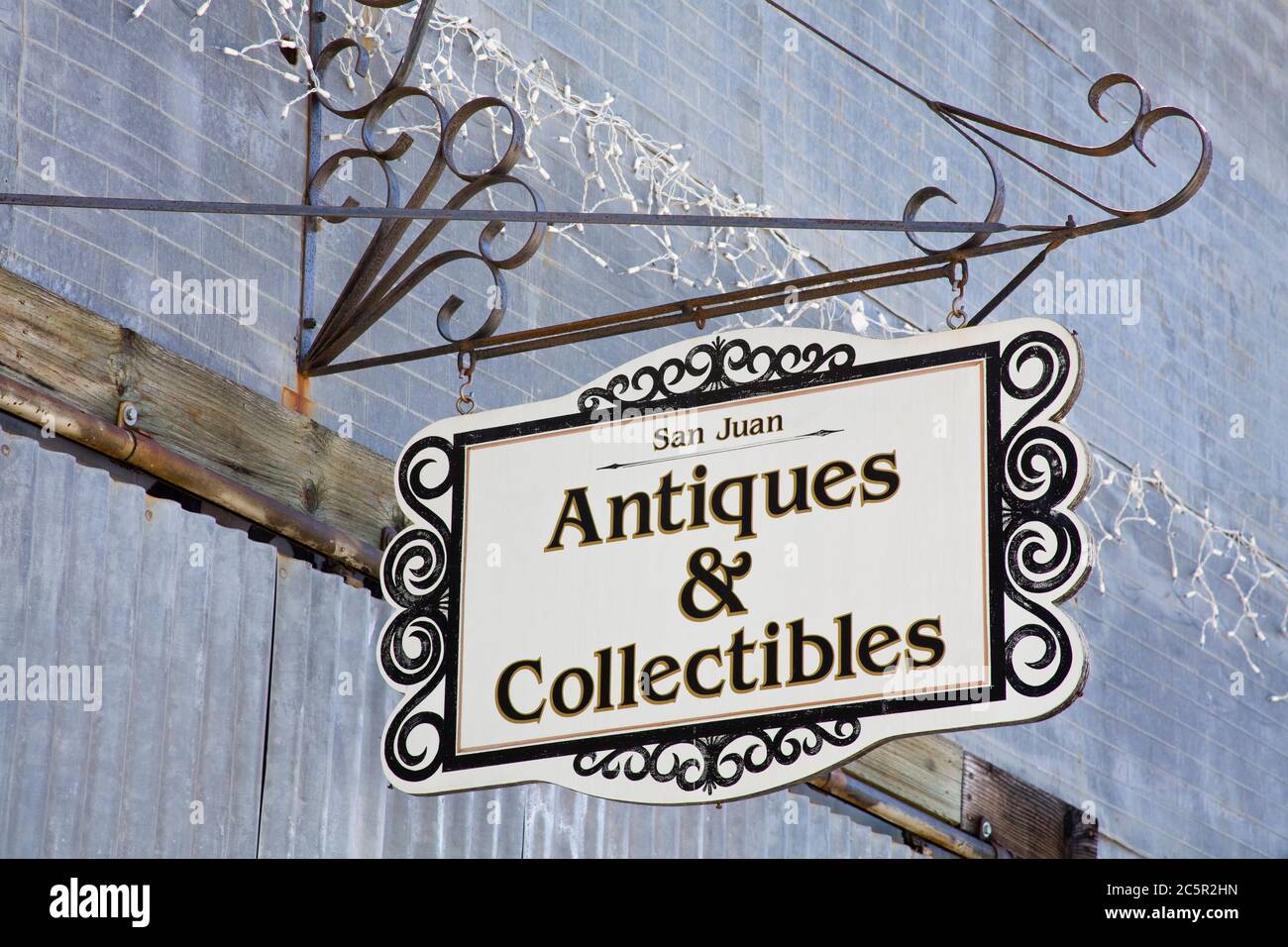 Antique store in San Juan Bautista,California,USA Stock Photo Alamy