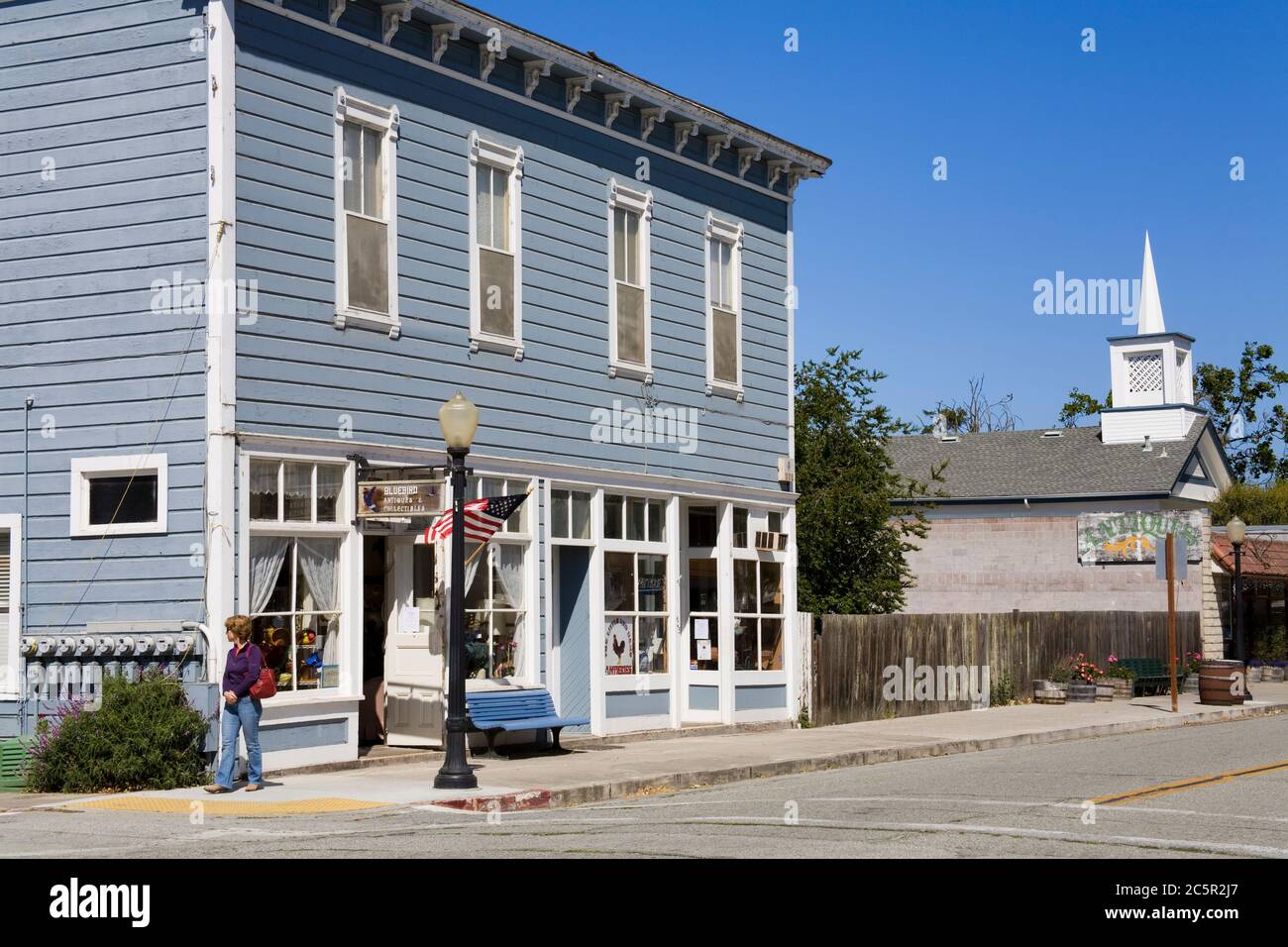 Antique store in San Juan Bautista,California,USA Stock Photo Alamy