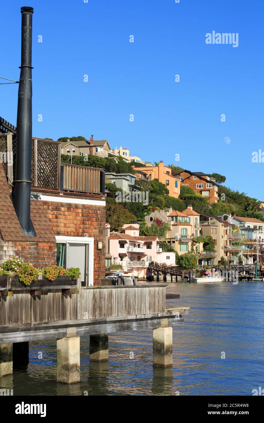 Waterfront homes in Tiburon,Marin County,California,USA Stock Photo Alamy