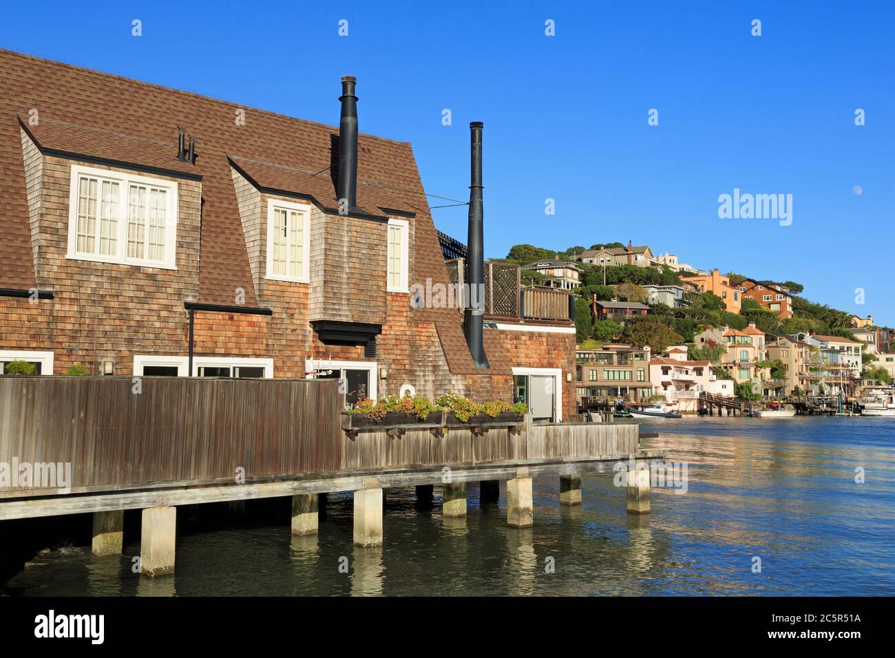 Waterfront homes in Tiburon,Marin County,California,USA Stock Photo Alamy