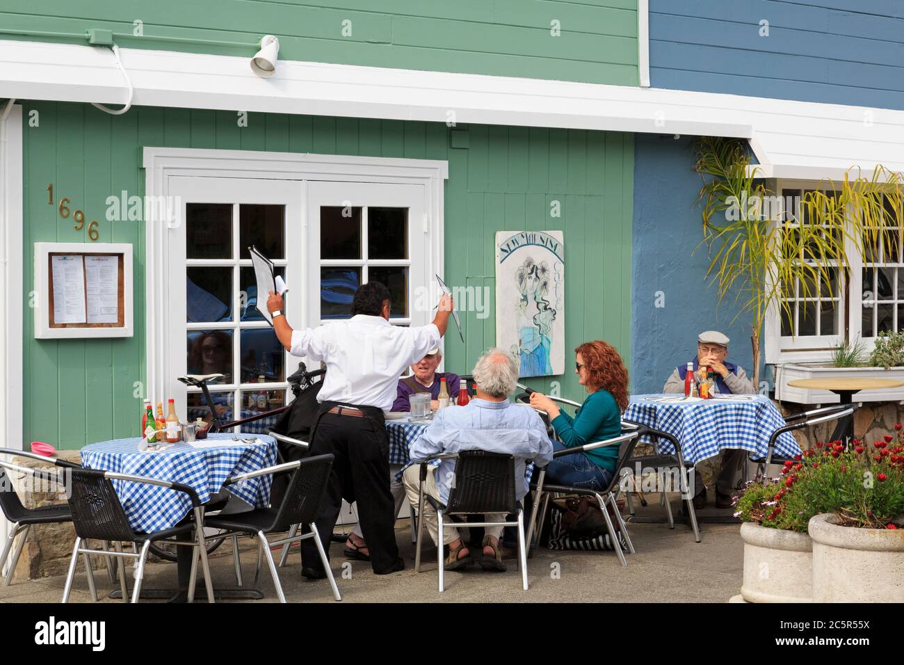 Outdoor dining,Tiburon,Marin County,California,USA Stock Photo Alamy