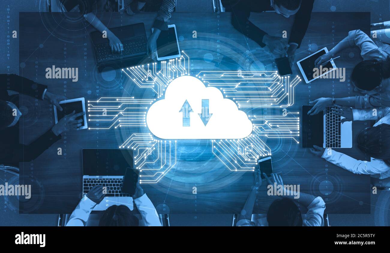 Cloud computing technology and online data storage for business network ...
