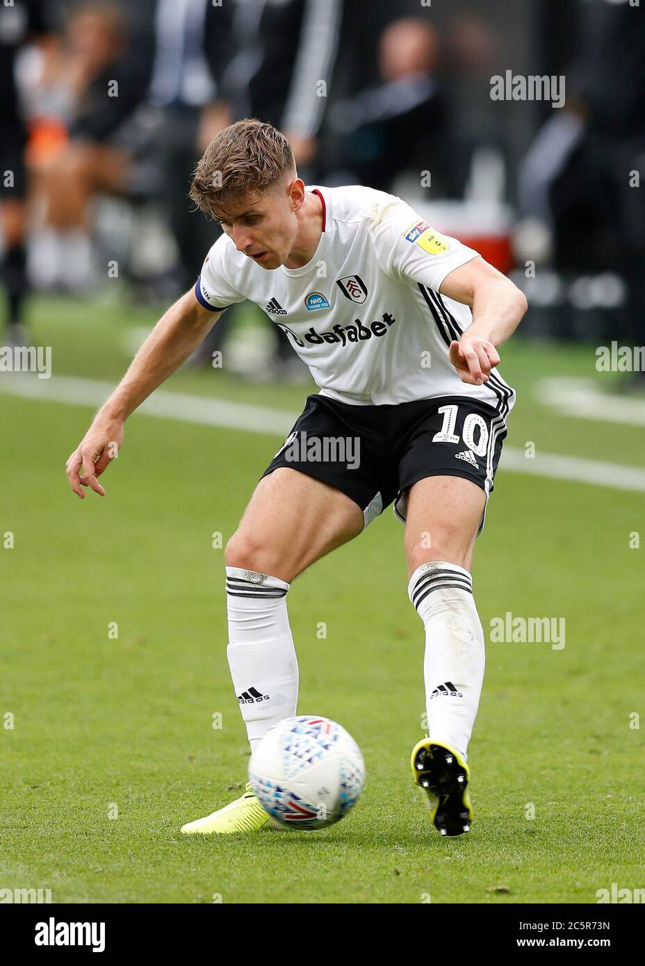 Craven Cottage, London, UK. 4th July, 2020. English Championship Football, Fulham versus Birmingham City; Tom Cairney of Fulham Credit: Action Plus Sports/Alamy Live News Stock Photo