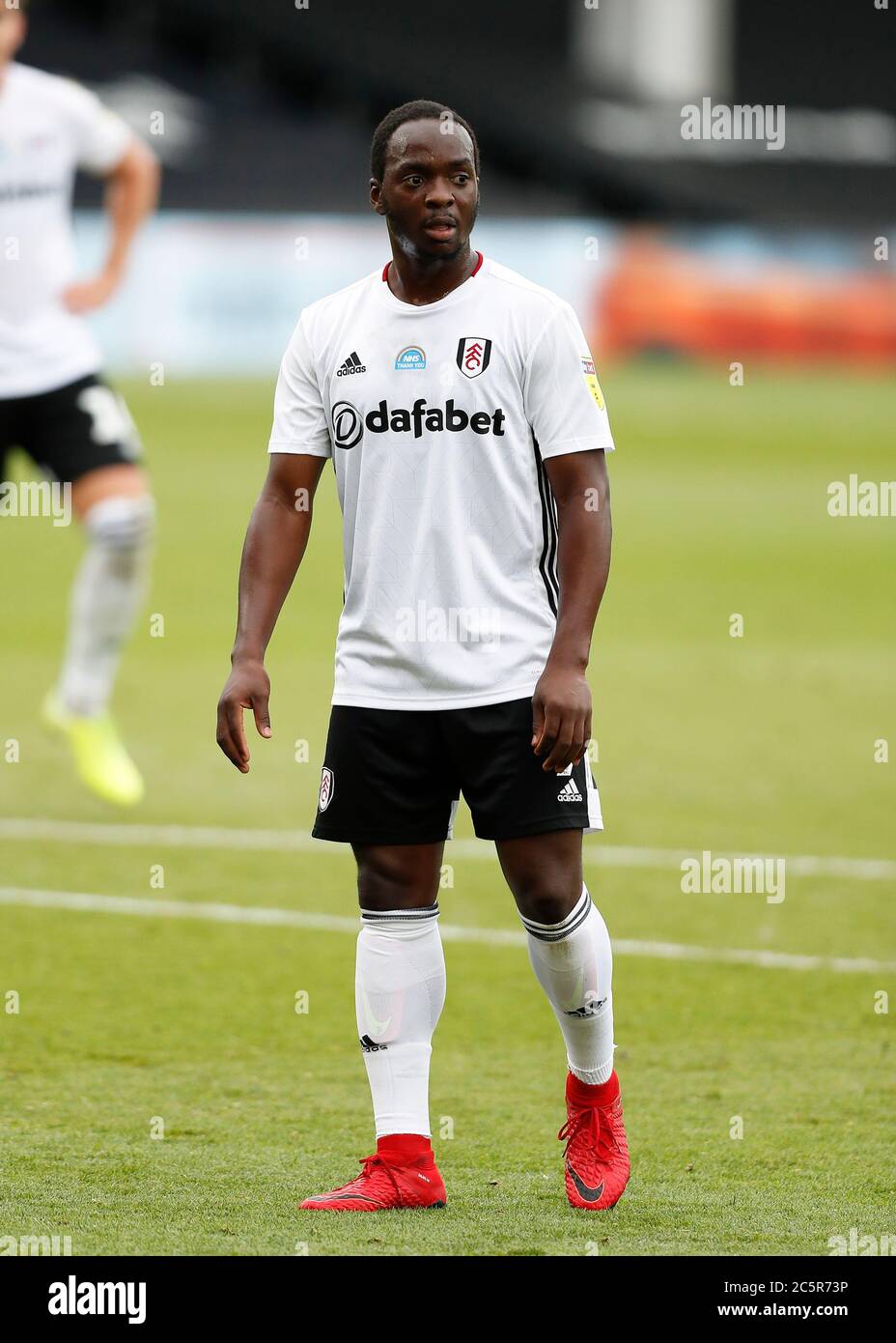 Craven Cottage, London, UK. 4th July, 2020. English Championship Football, Fulham versus Birmingham City; Neeskens Kebano of Fulham Credit: Action Plus Sports/Alamy Live News Stock Photo