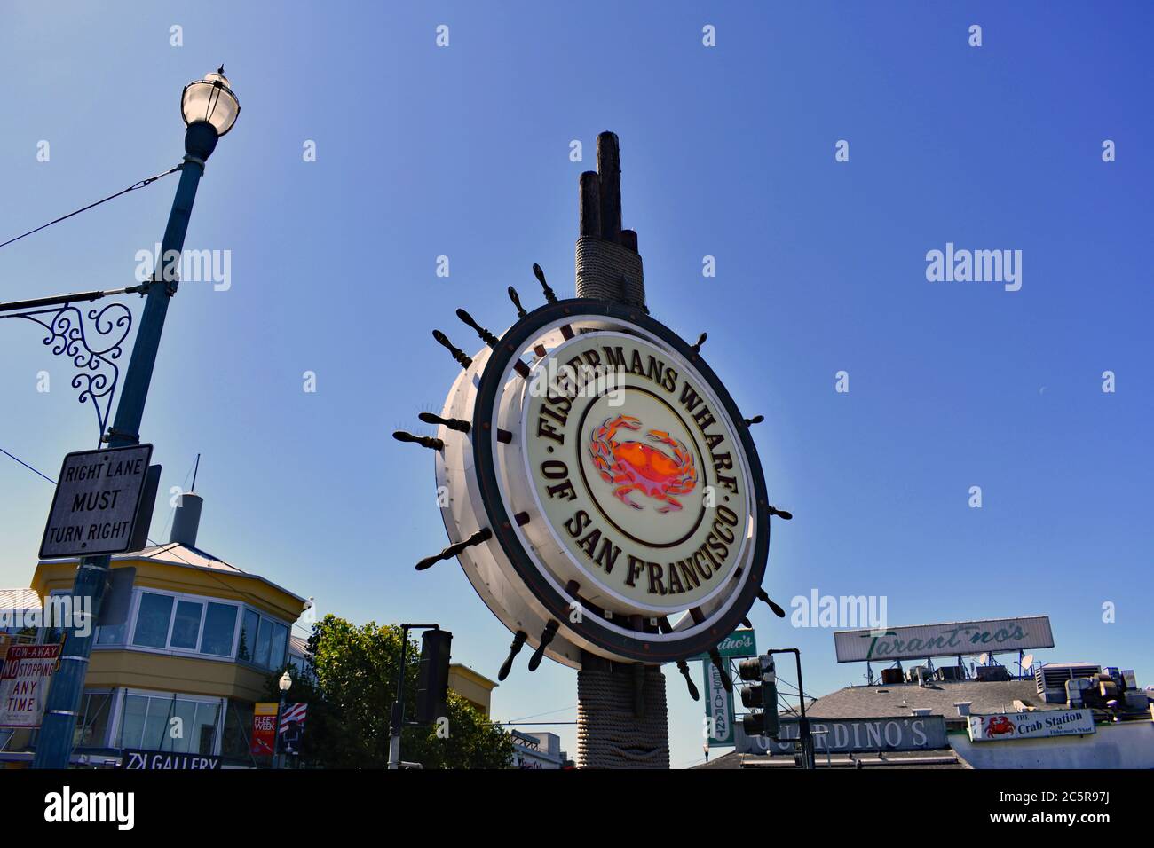 Fisherman’s wharf san francisco street hires stock photography and