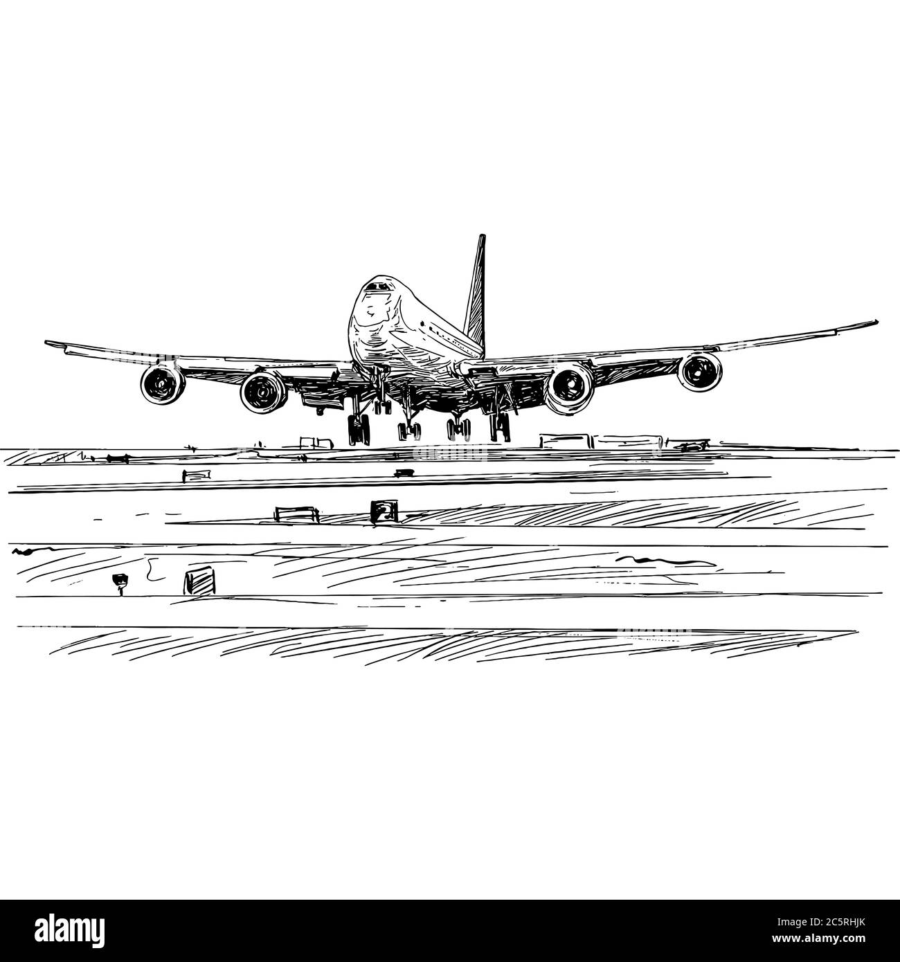 airport drawing