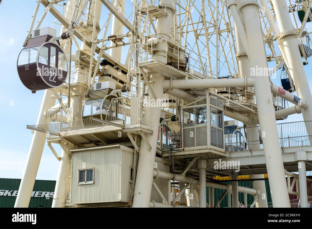 Mitsui Outlet Park Taichung big ferris wheel Stock Photo