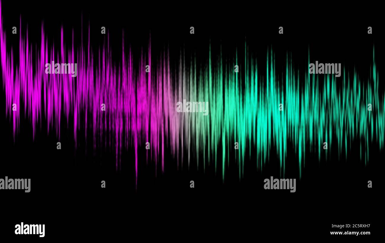Audio digital equalizer technology, pulse musical. Abstract of sound ...