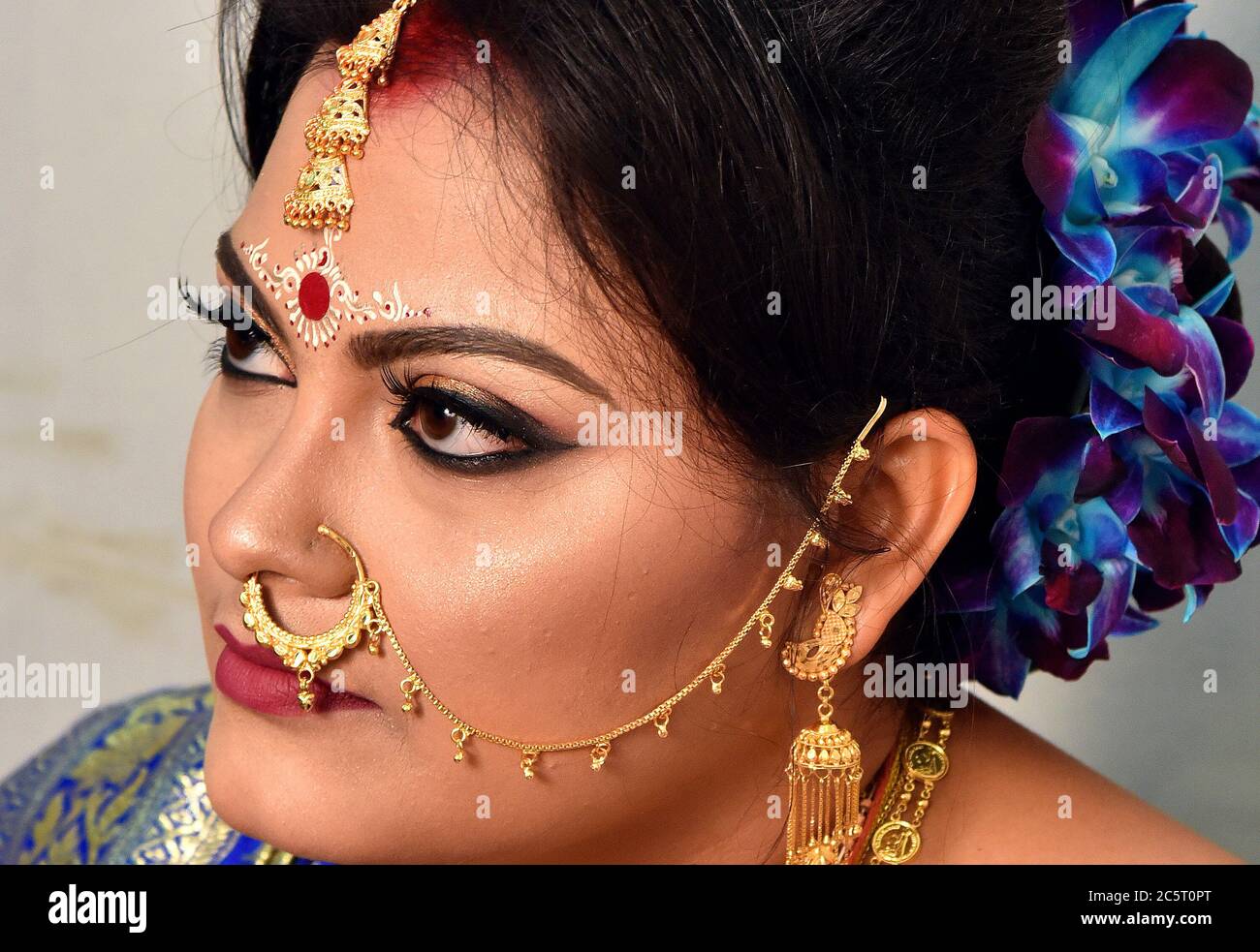 Portrait for Wedding Shoot - India Editorial Stock Photo - Image of medium,  accessory: 147482943