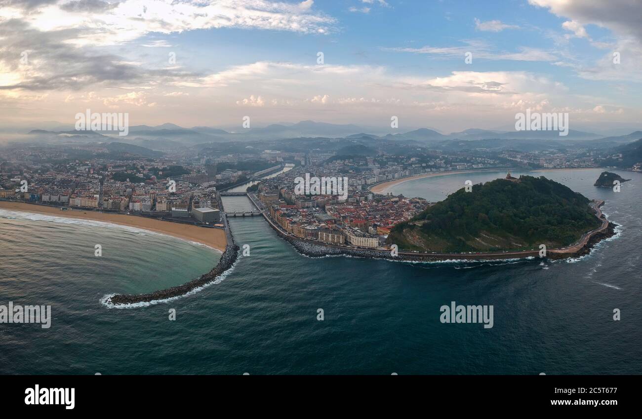 Aerial view atlantic island hi-res stock photography and images - Alamy