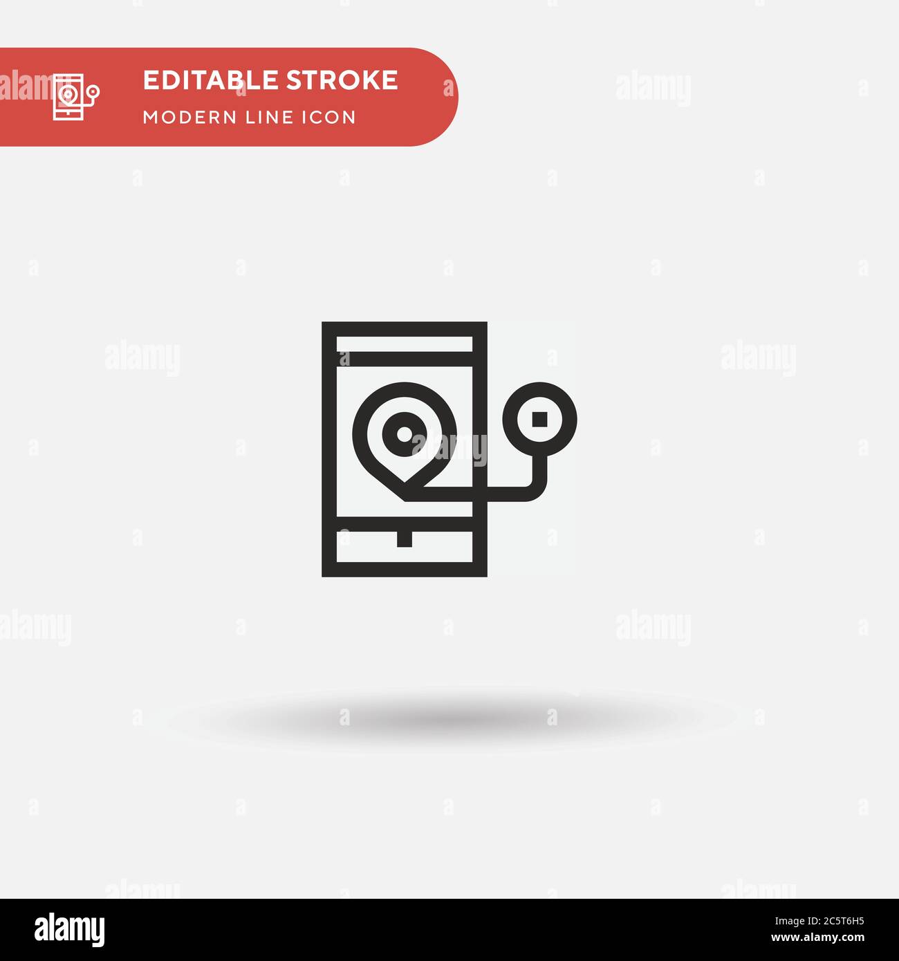 Navigation Simple vector icon. Illustration symbol design template for ...
