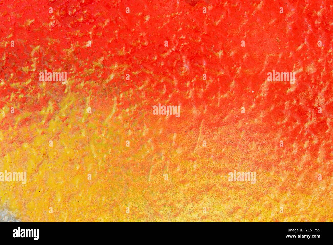 Orange / Yellow Painted Concrete Wall Texture Stock Photo