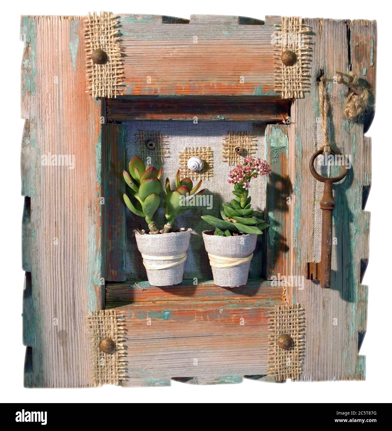 Decorative wood frame Stock Photo Alamy