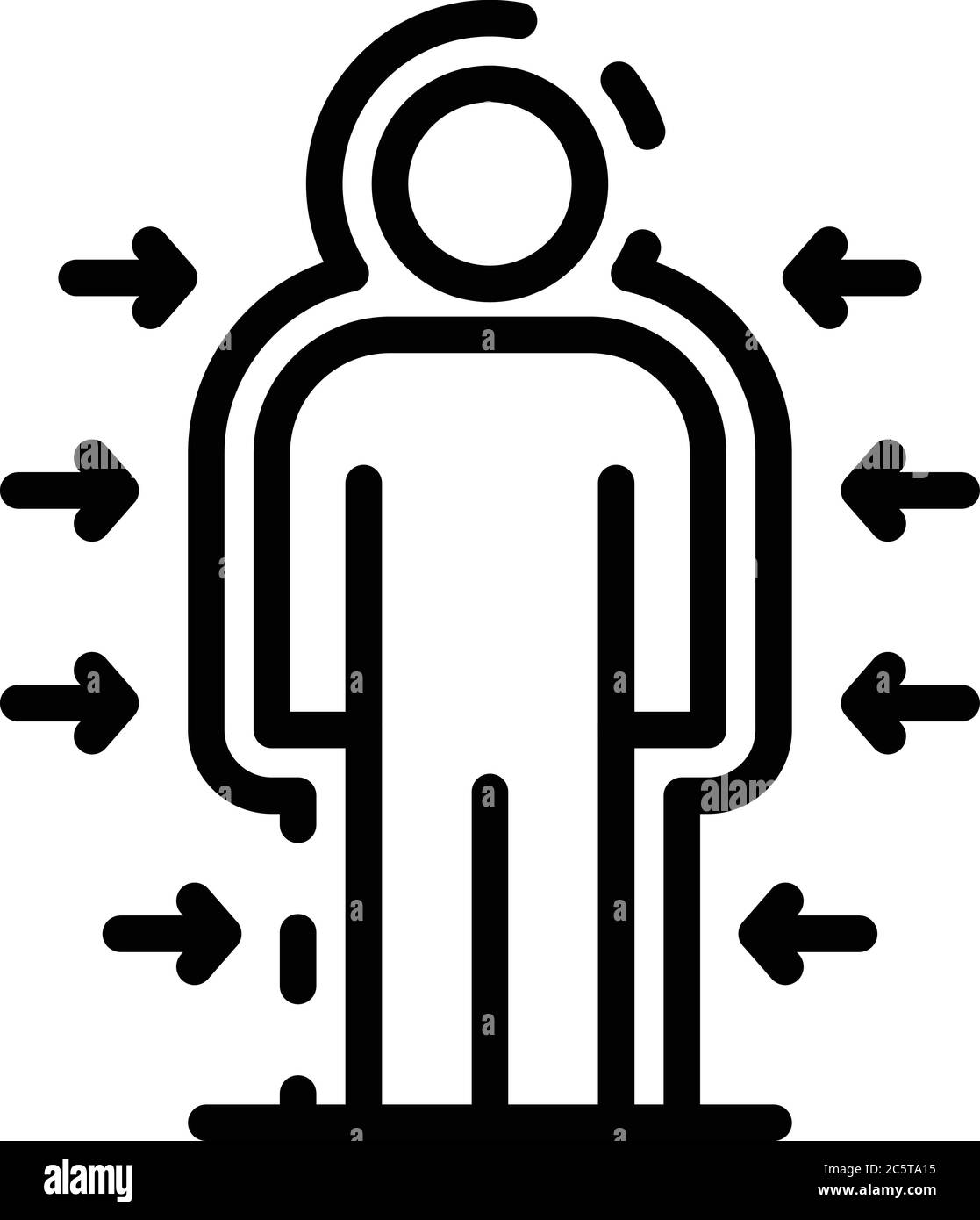 Sound barrier icon outline hi res stock photography and images Alamy