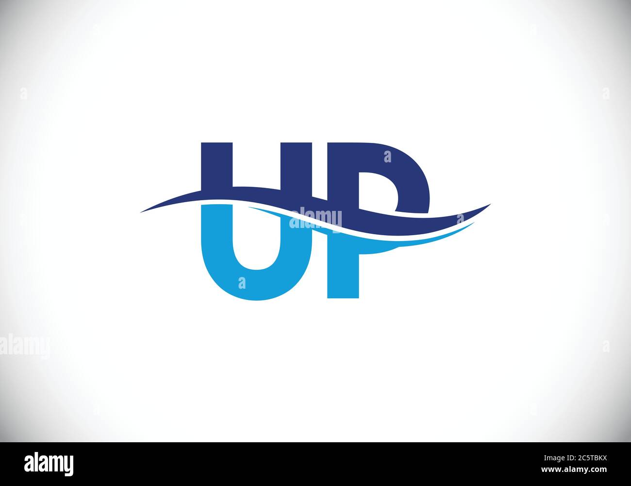 Initial Monogram Letter U P Logo Design Vector Template. UP Letter Logo ...