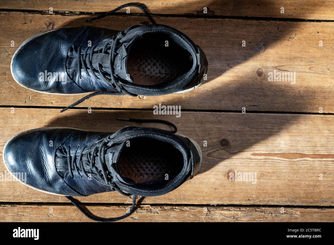 Geox waterproof mens boots Stock Photo - Alamy
