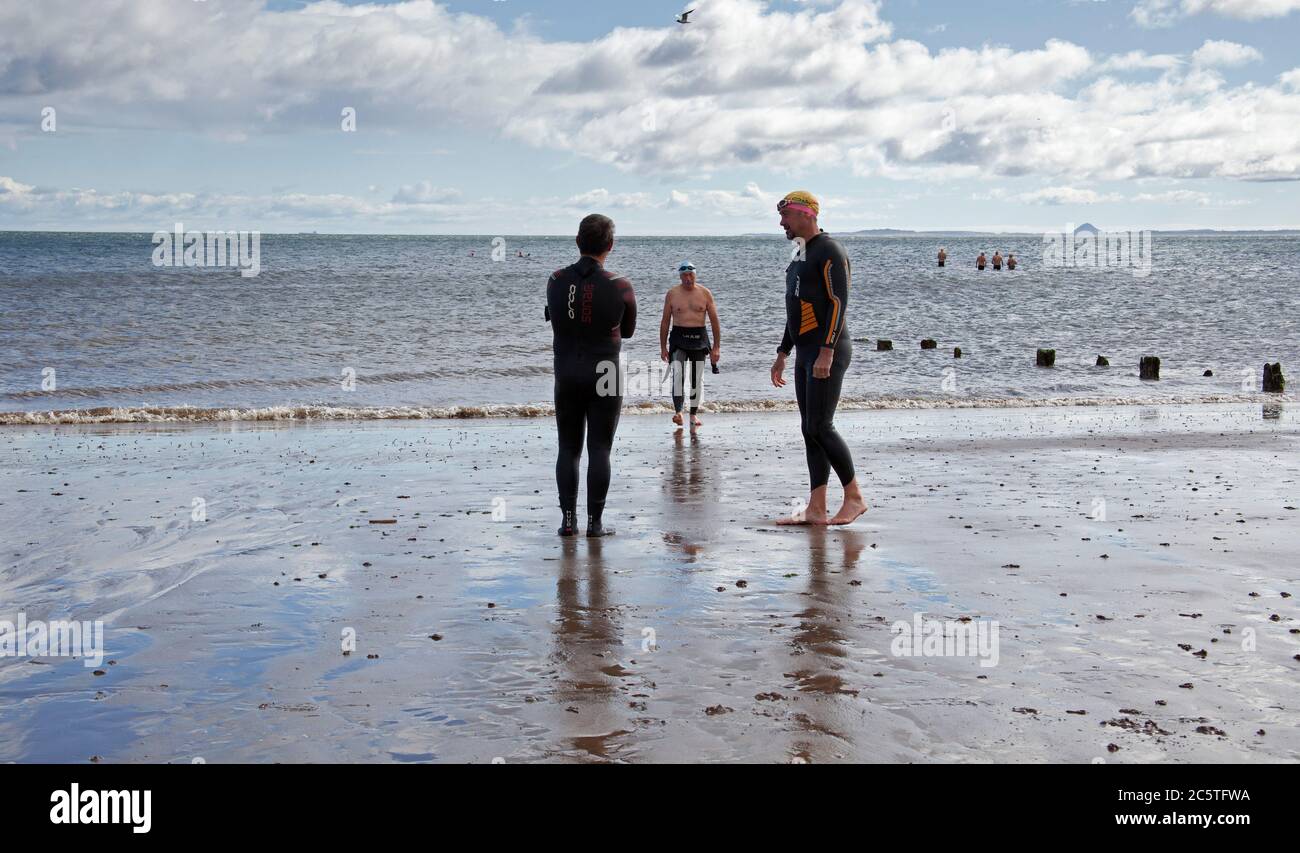 Portobello beach summer swim hires stock photography and images Alamy