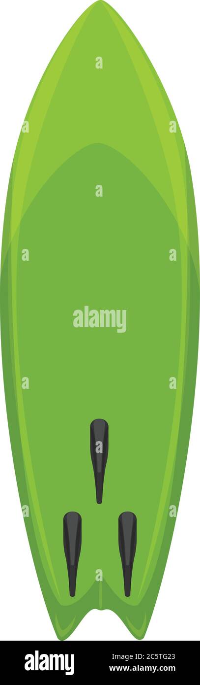 Surfboard icon. Cartoon of surfboard vector icon for web design ...