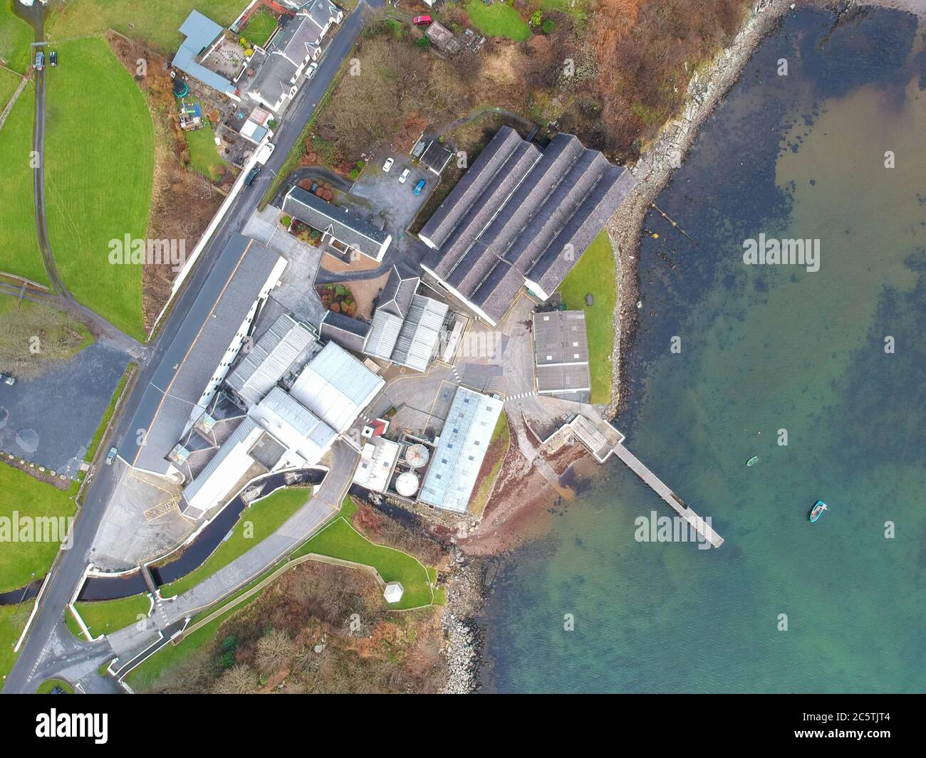 Islay Whisky Tour Stock Photo