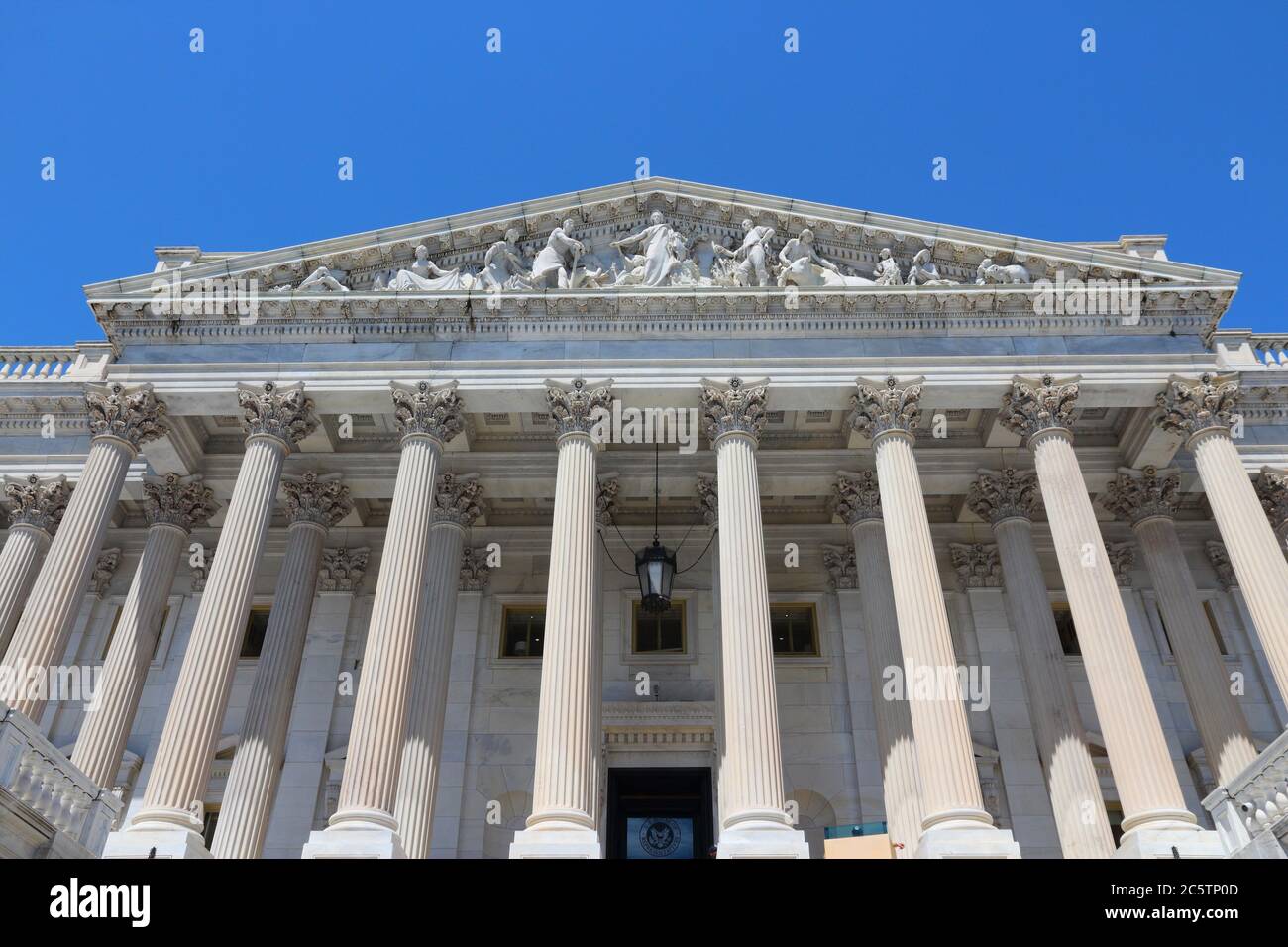 US National Capitol in Washington, DC. American landmark. United States Capitol. Stock Photo