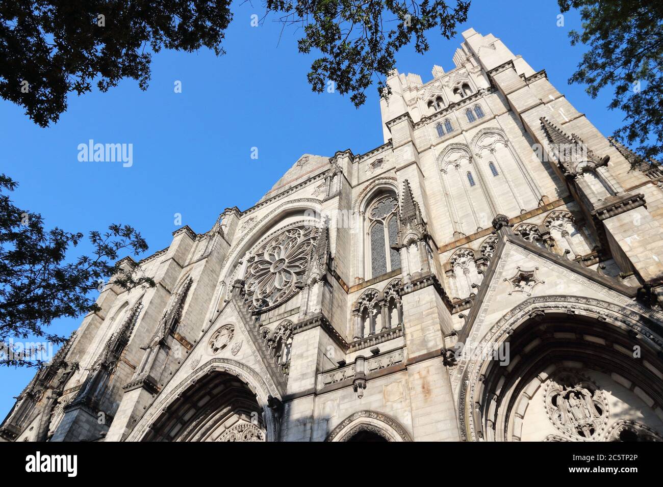 New York City landmark. Cathedral of St. John the Divine, head church