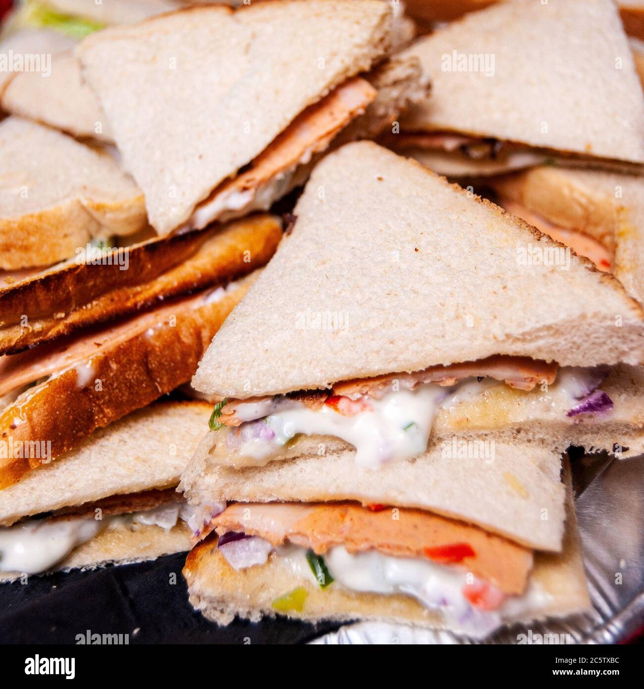 Party sandwiches not grilled hires stock photography and images Alamy